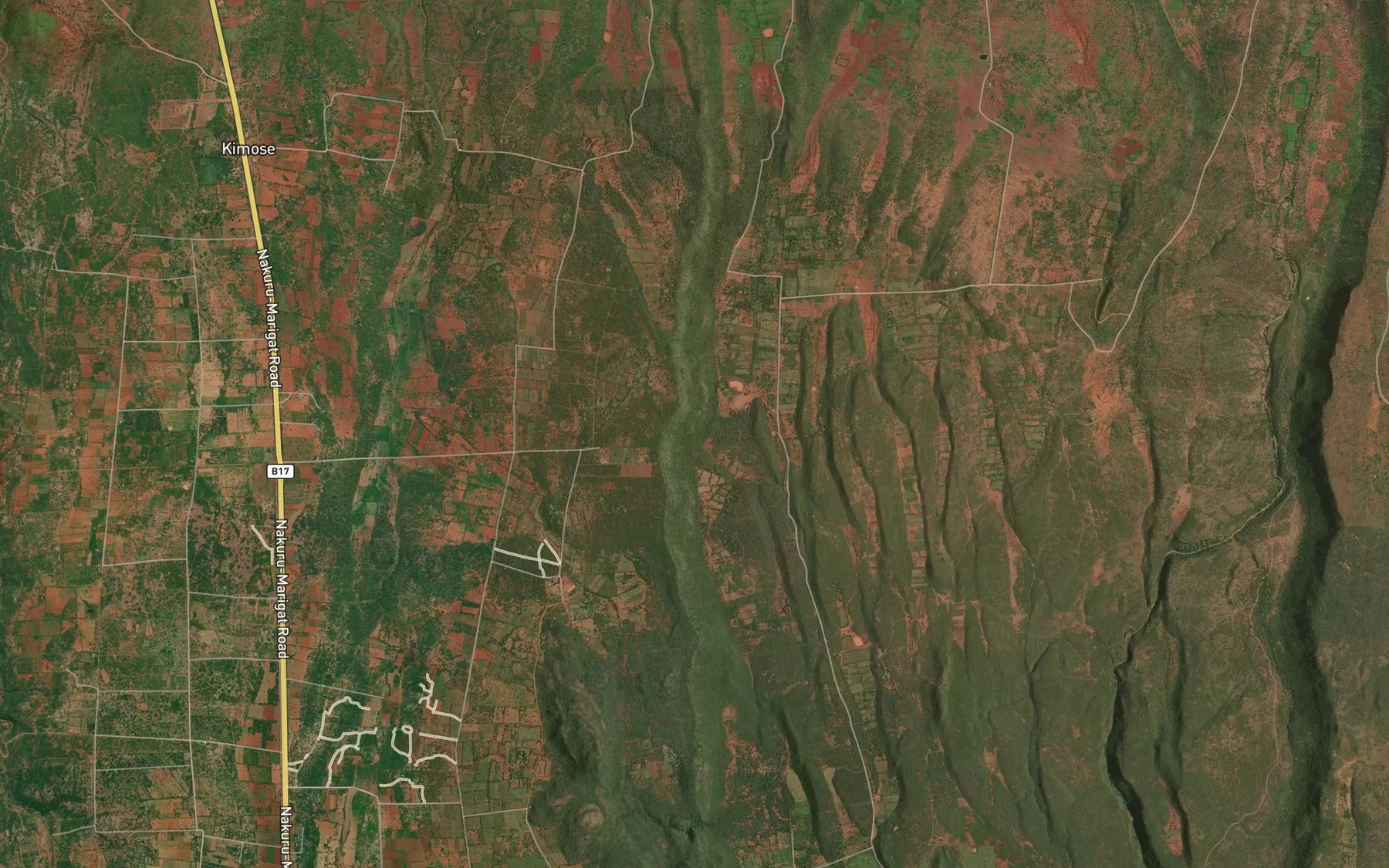Satellite map of the Kaboiyo