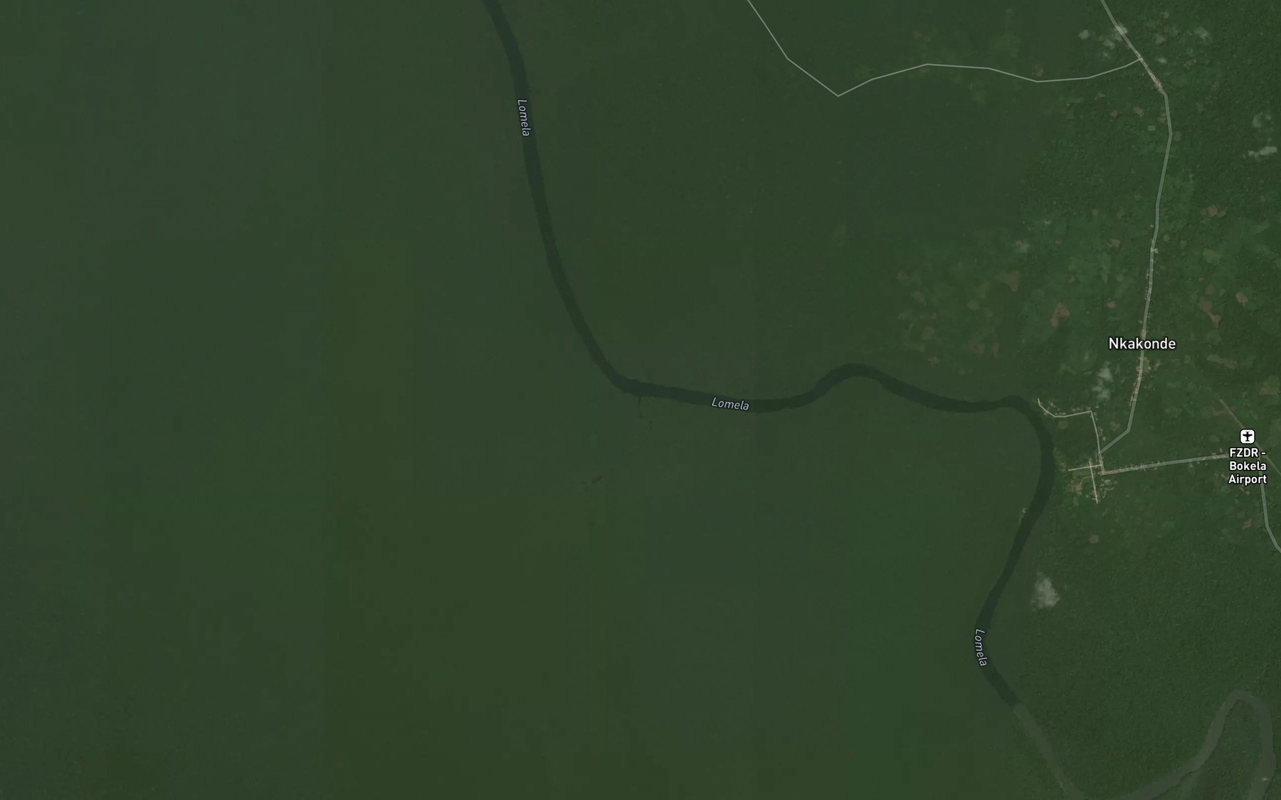 Satellite map of the Dwenge
