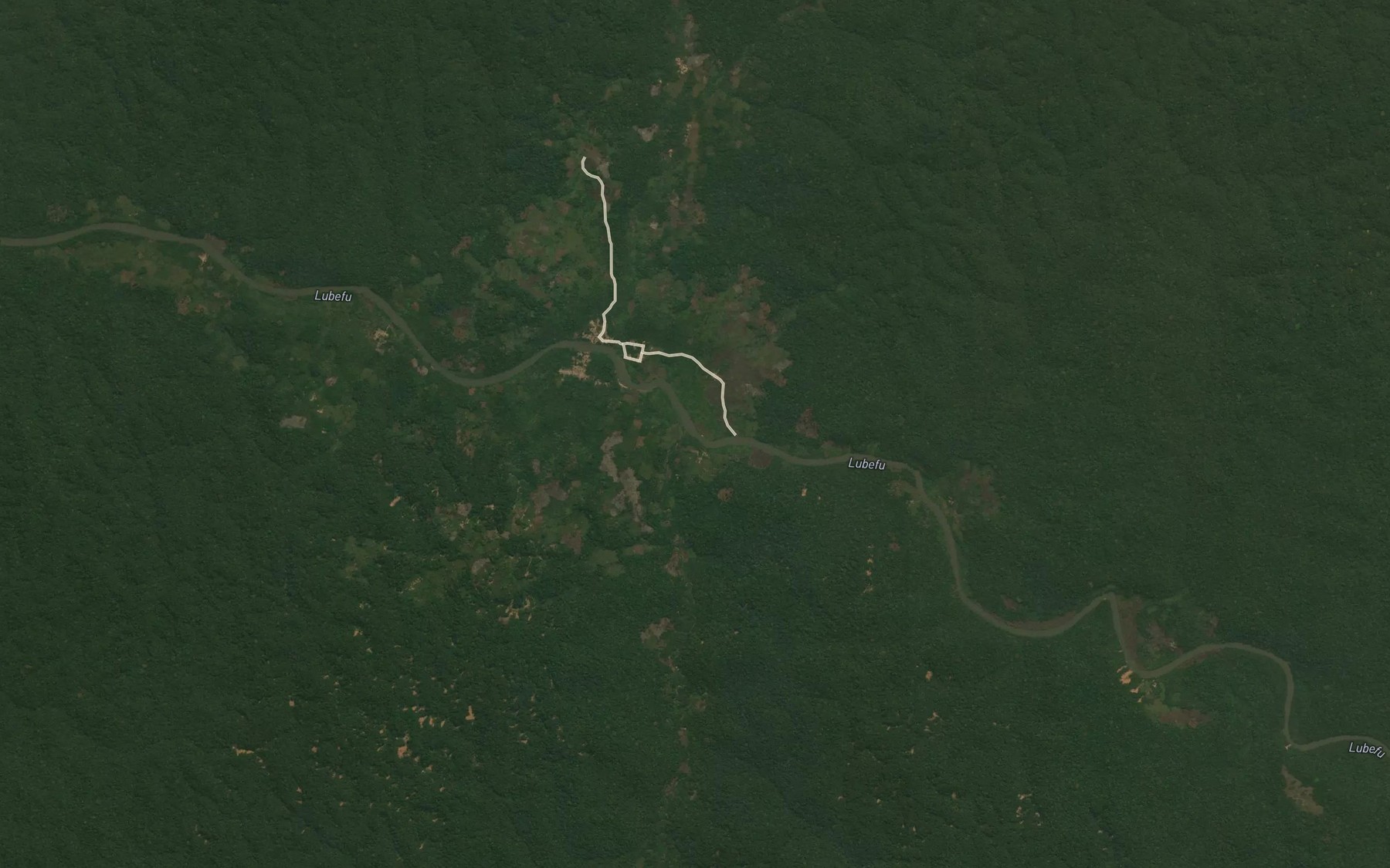 Satellite map of the Oniama