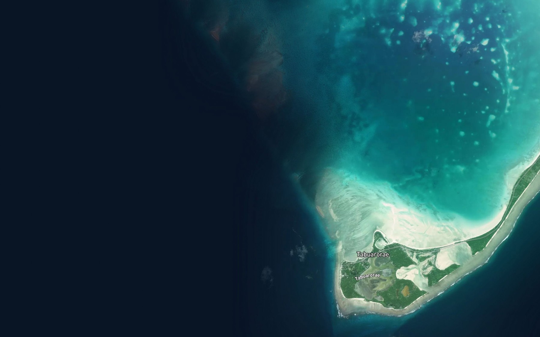 Satellite map of the South Boat Channel