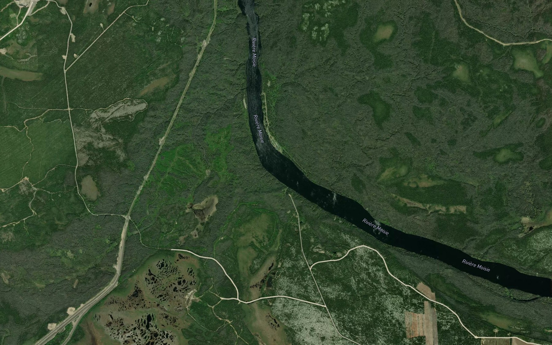 Satellite map of the Fosse Georges-Miville