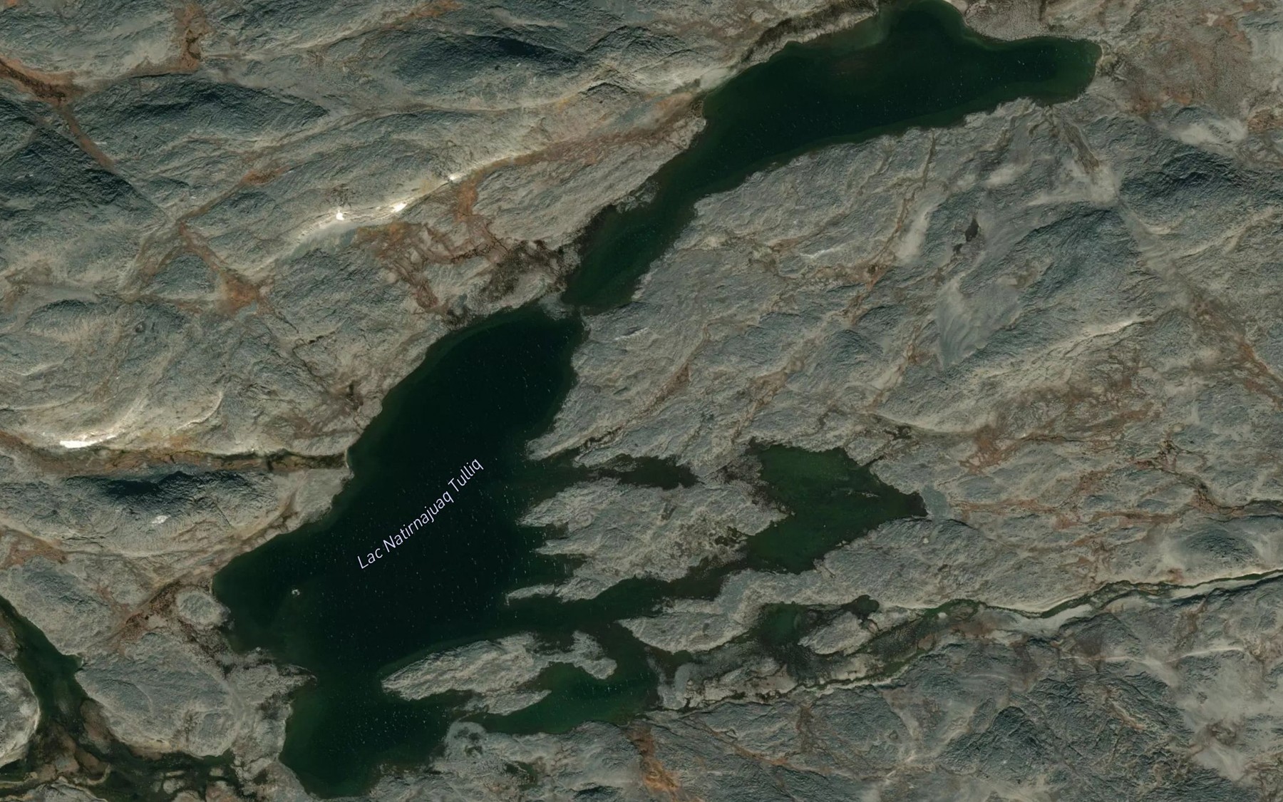 Satellite map of the Lac Natirnajuaq Tulliq