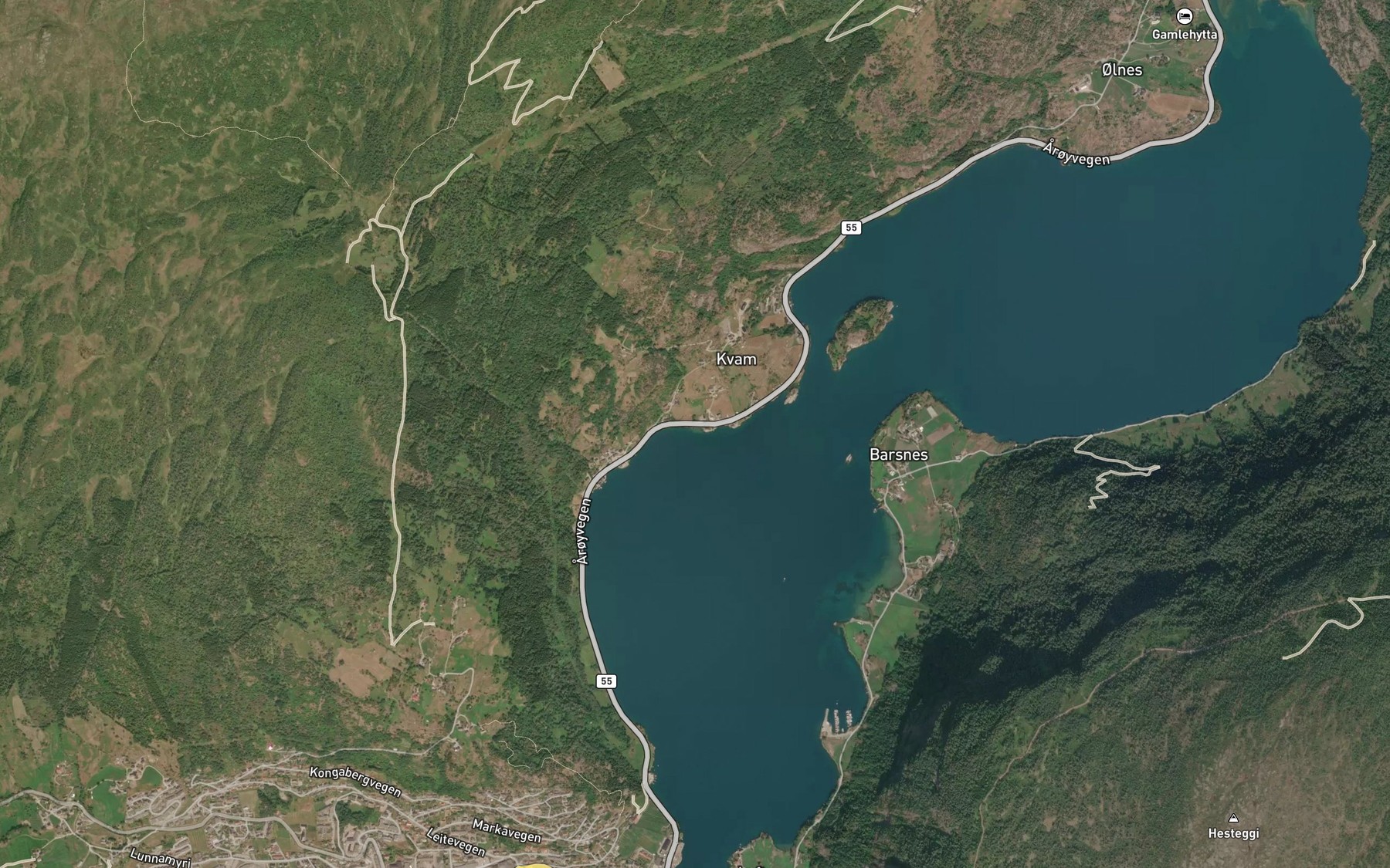 Satellite map of the Bryddaviki
