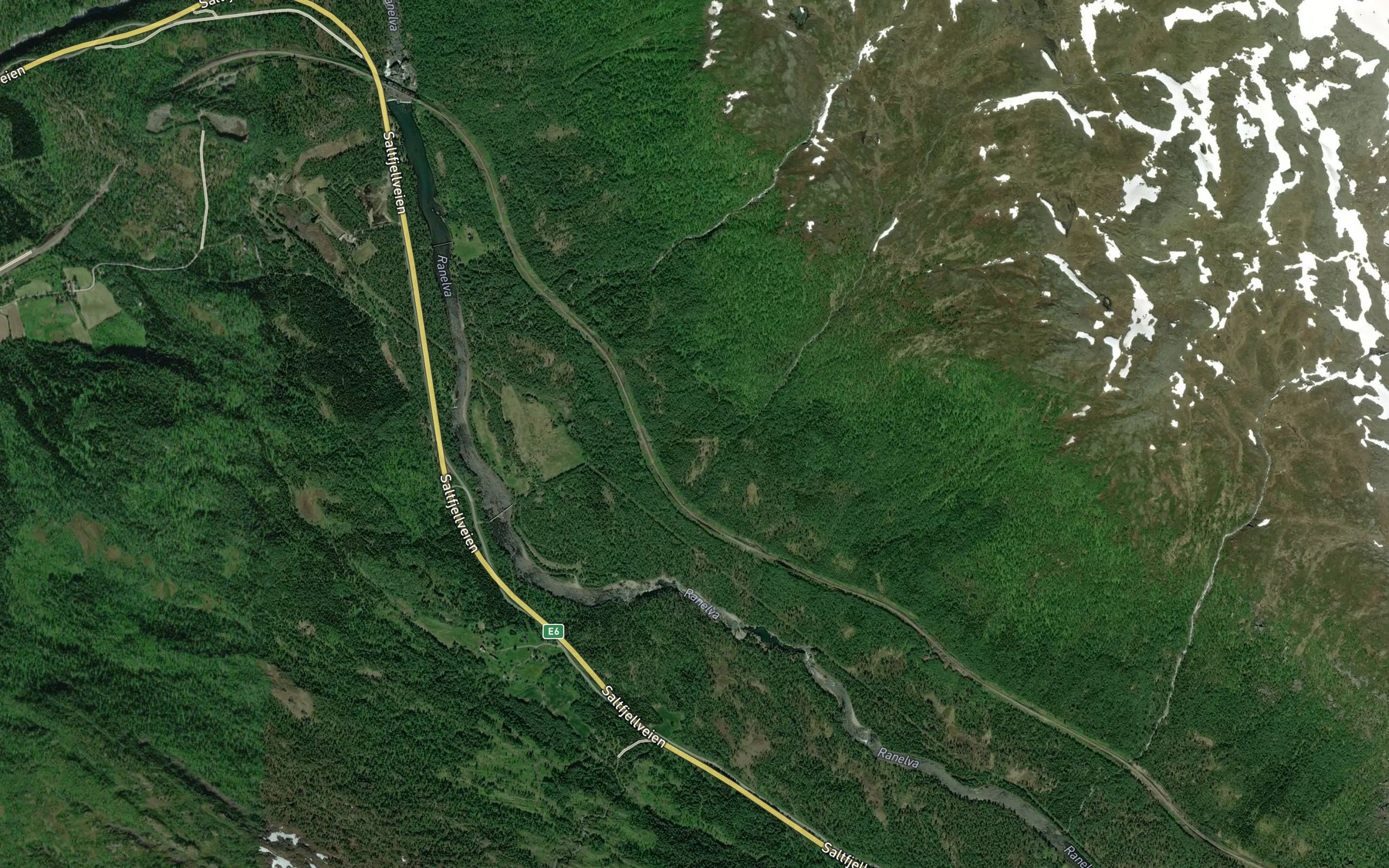 Satellite map of the Vollbekken