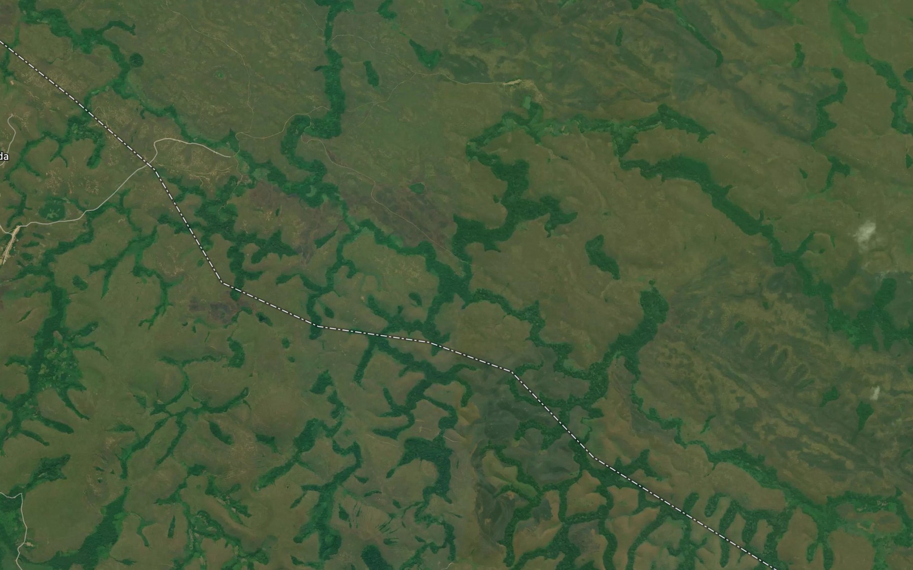 Satellite map of the Moubouki