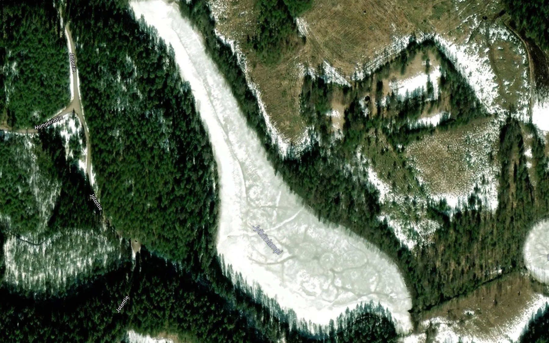 Satellite map of the Jylkonlampi