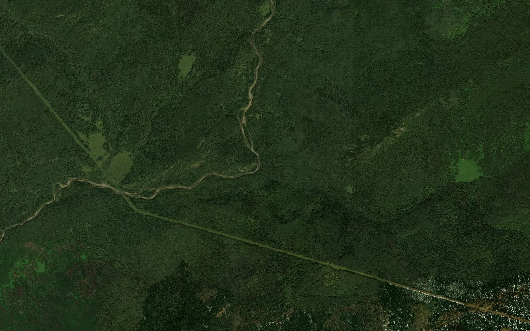 Satellite map of the Kuyazy