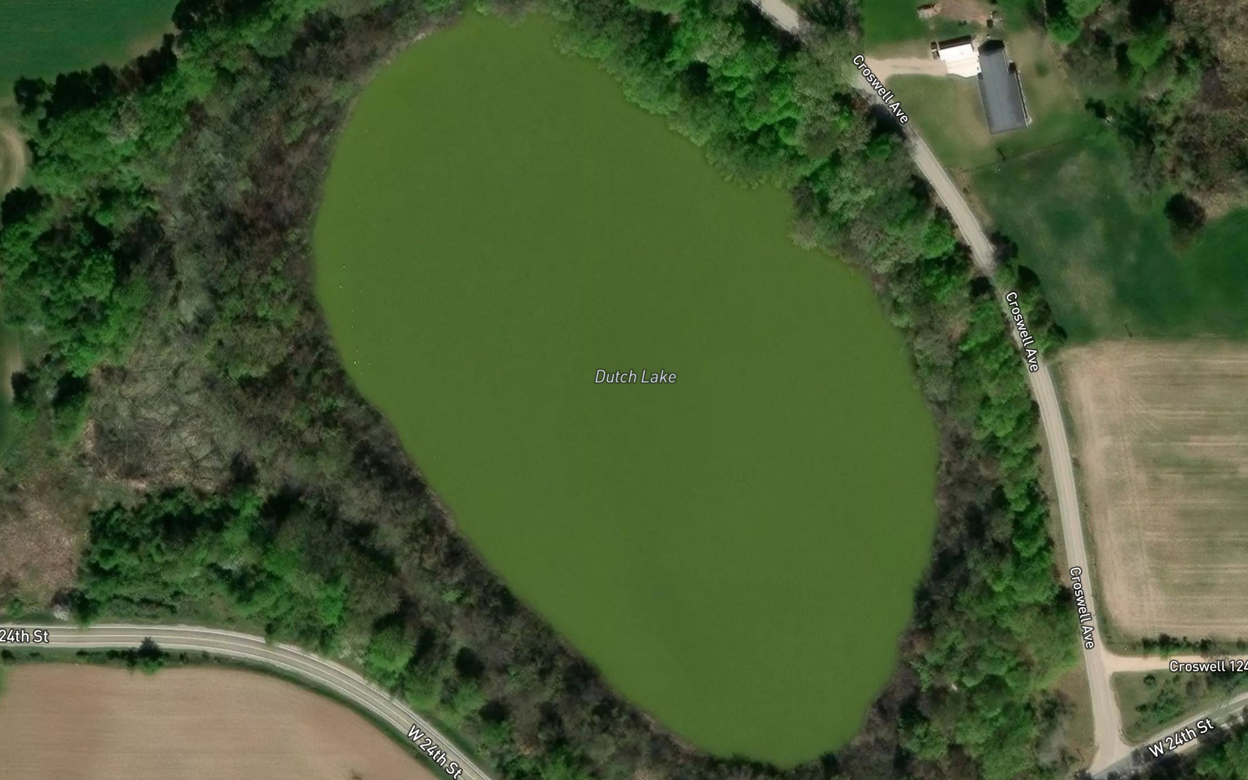 Satellite map of the Dutch Lake