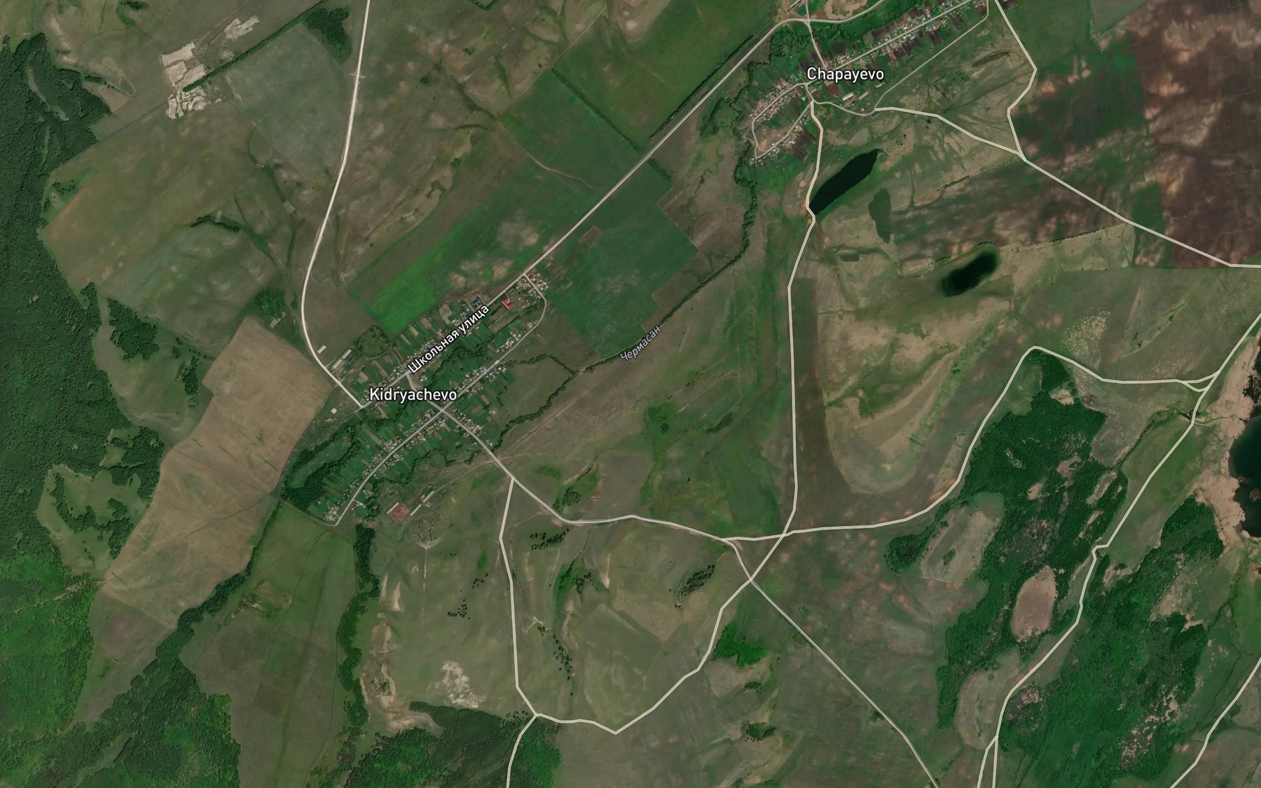 Satellite map of the Shlinlykurgy