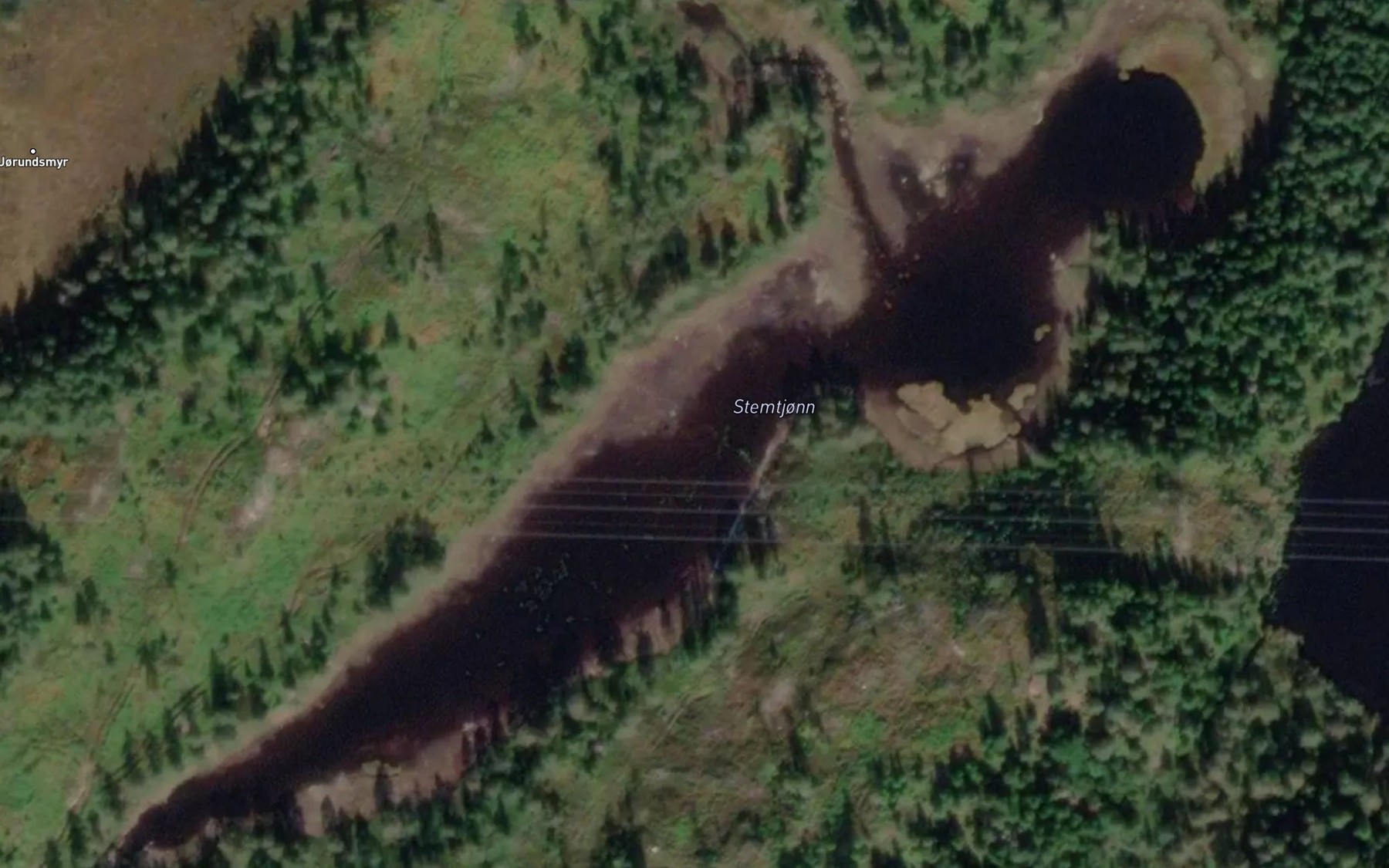 Satellite map of the Stemtjonn