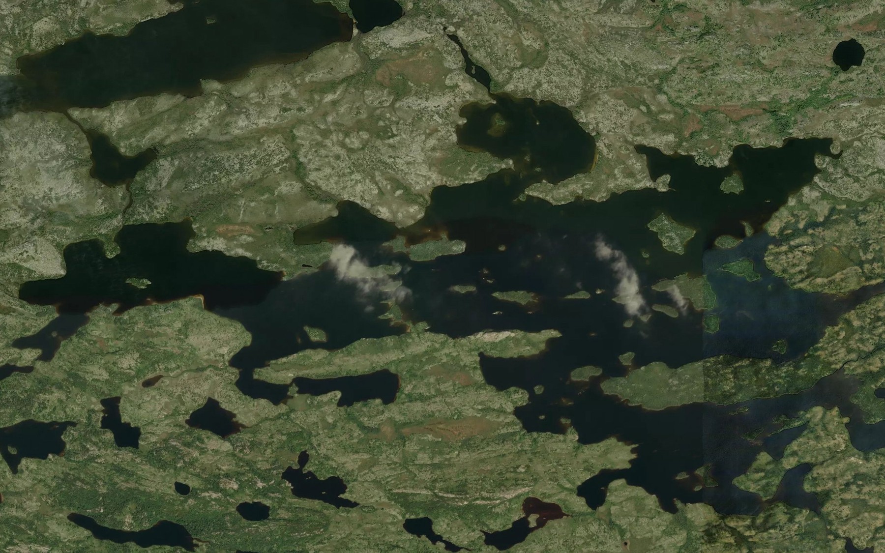 Satellite map of the Lac Janin