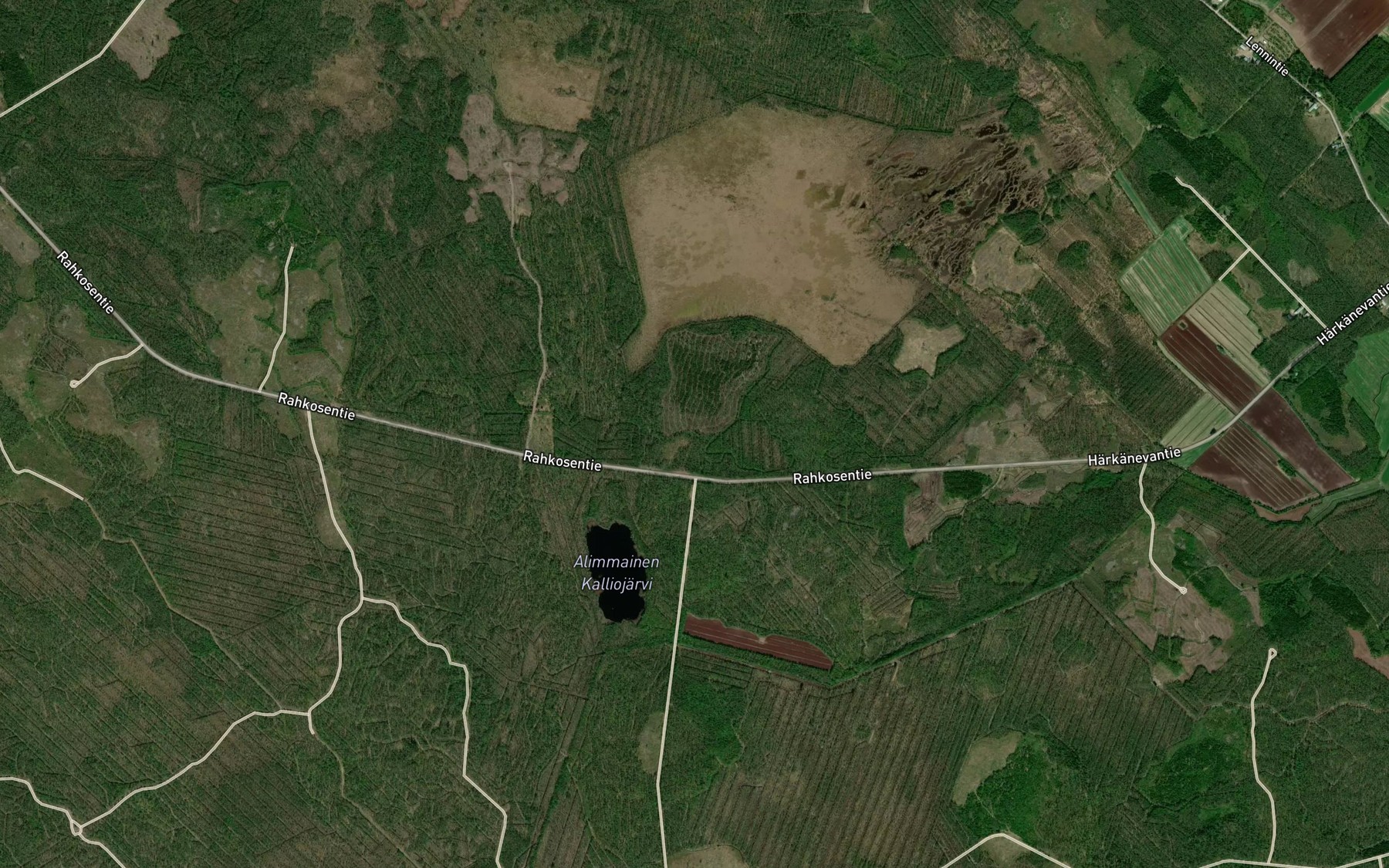 Satellite map of the Kalliojarvi