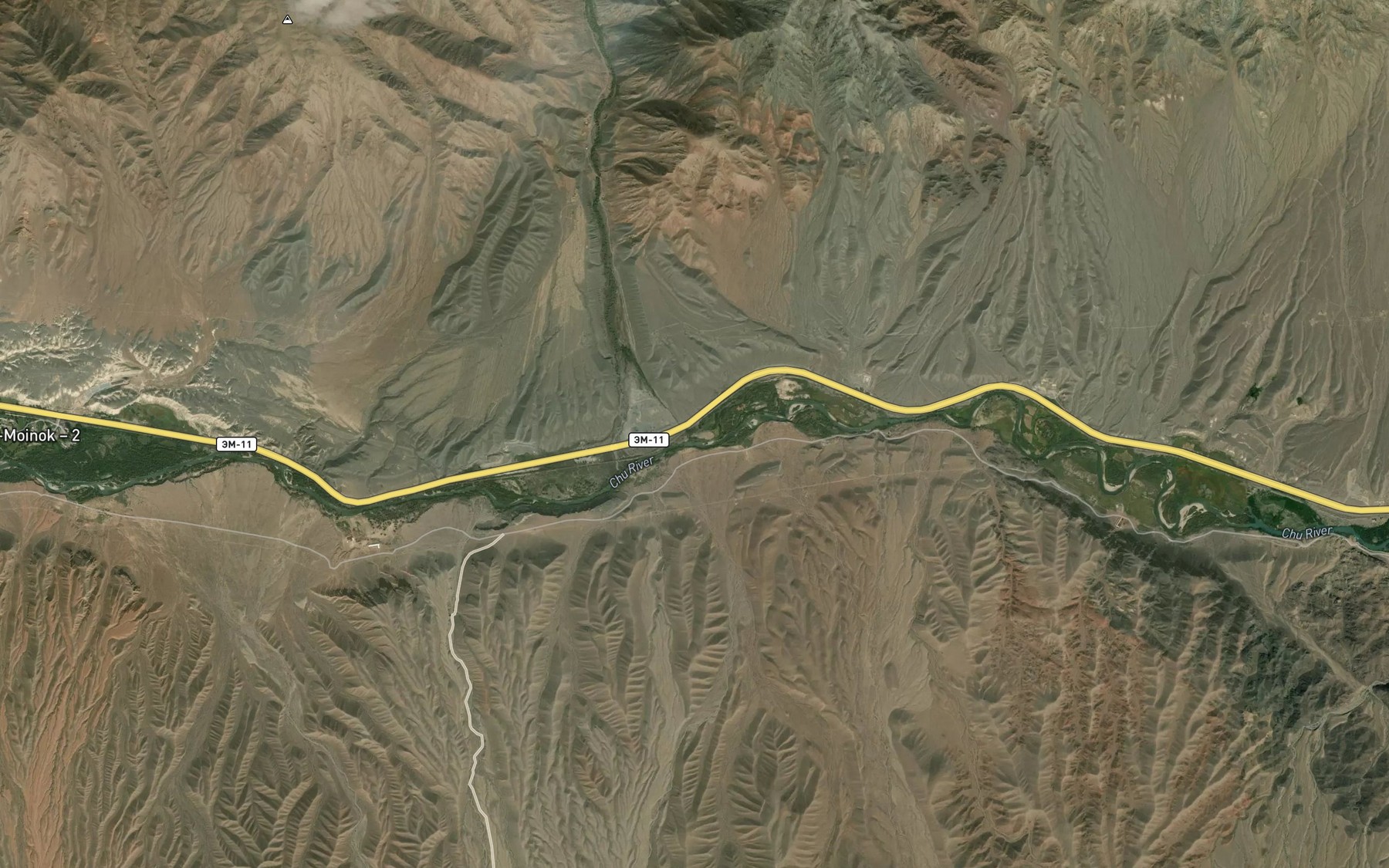 Satellite map of the Shirgiy