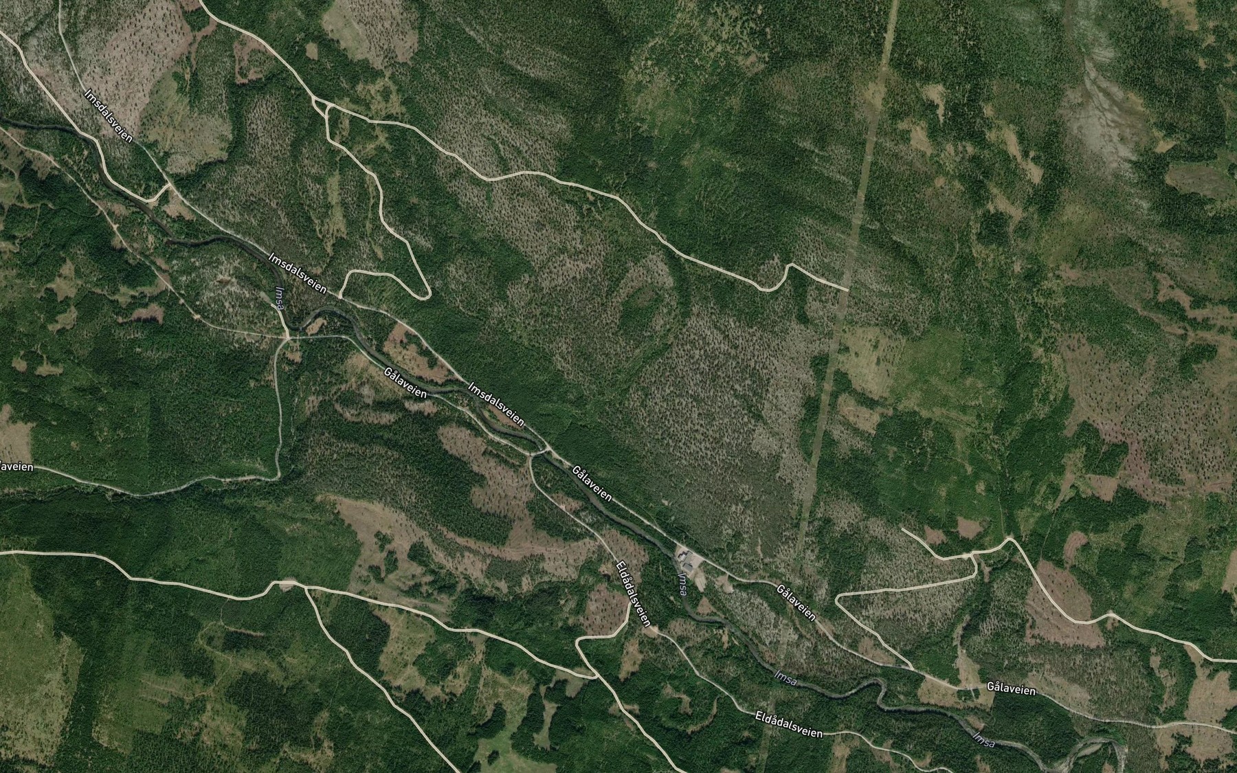 Satellite map of the Nybrubekken