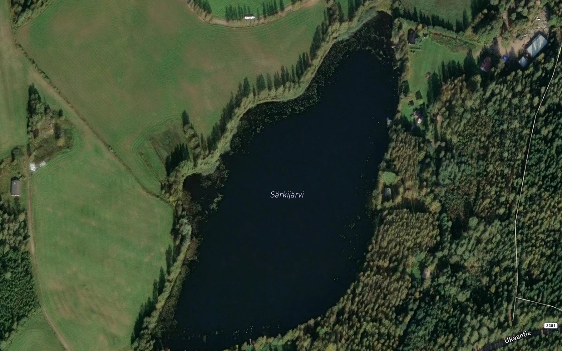 Satellite map of the Sarkijarvi
