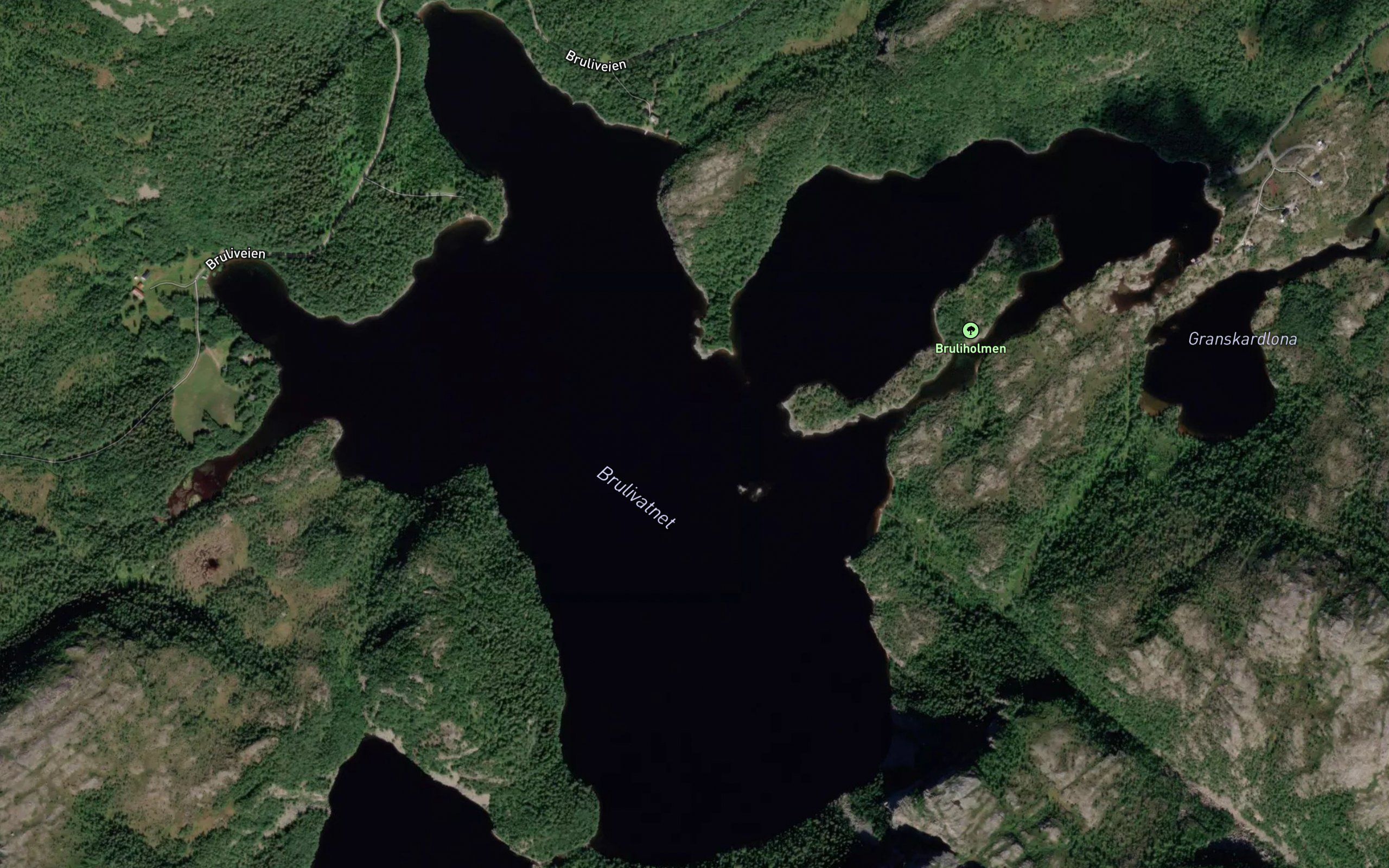 Brulivatnet,store