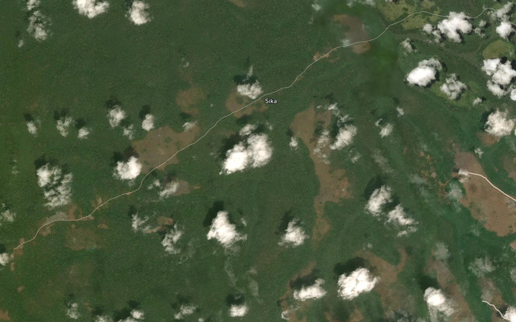 Satellite map of the Mbim