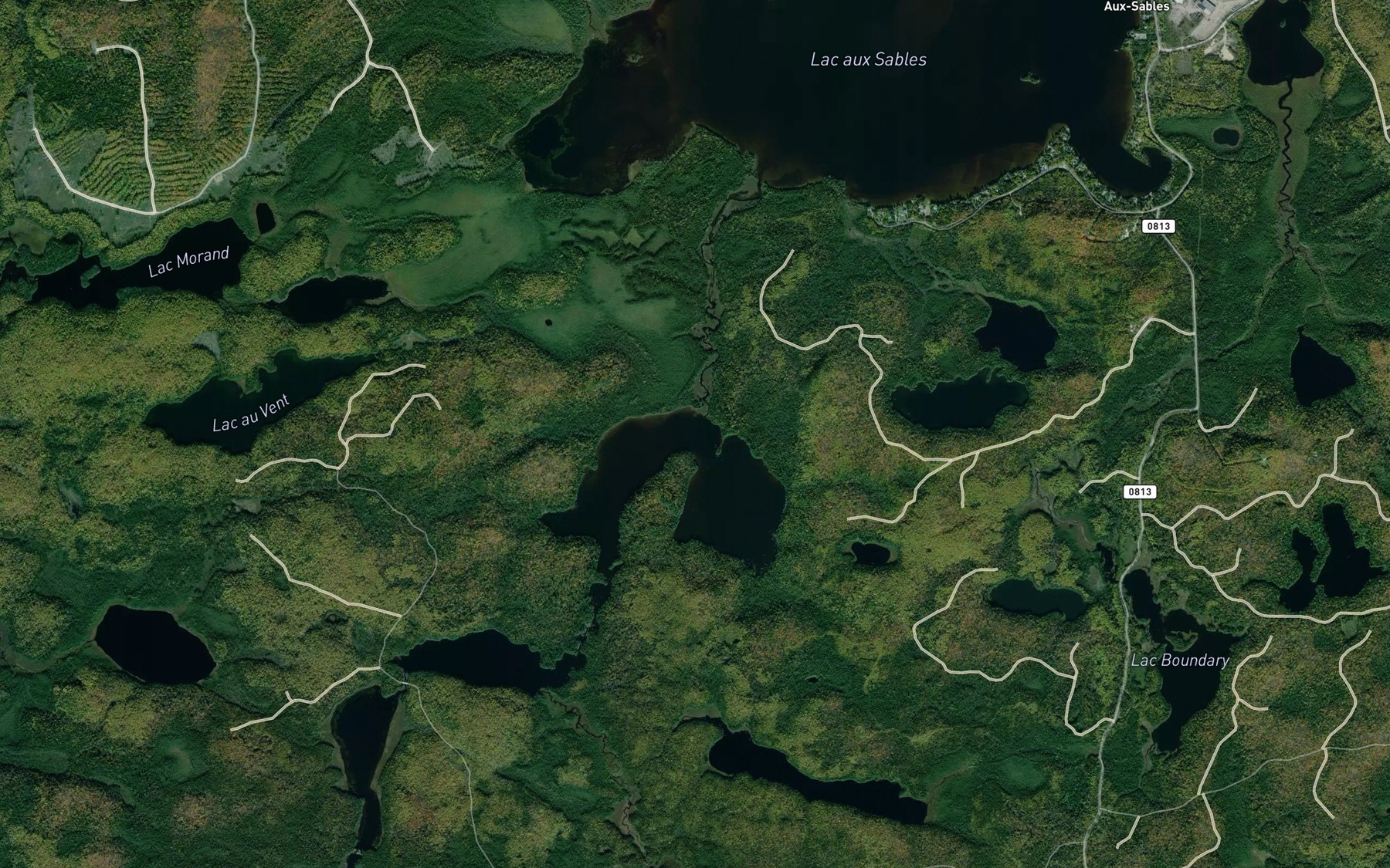 Satellite map of the Lac Patry