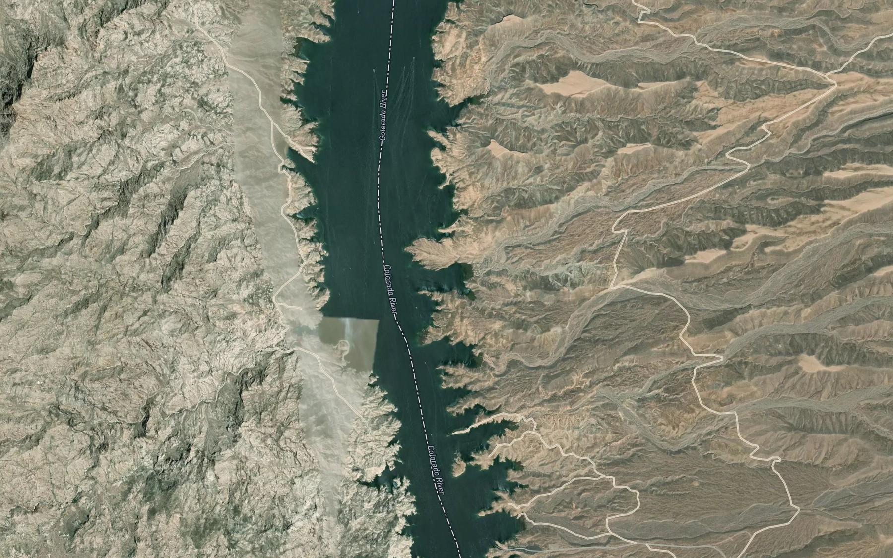 Satellite map of the Red Light Cove