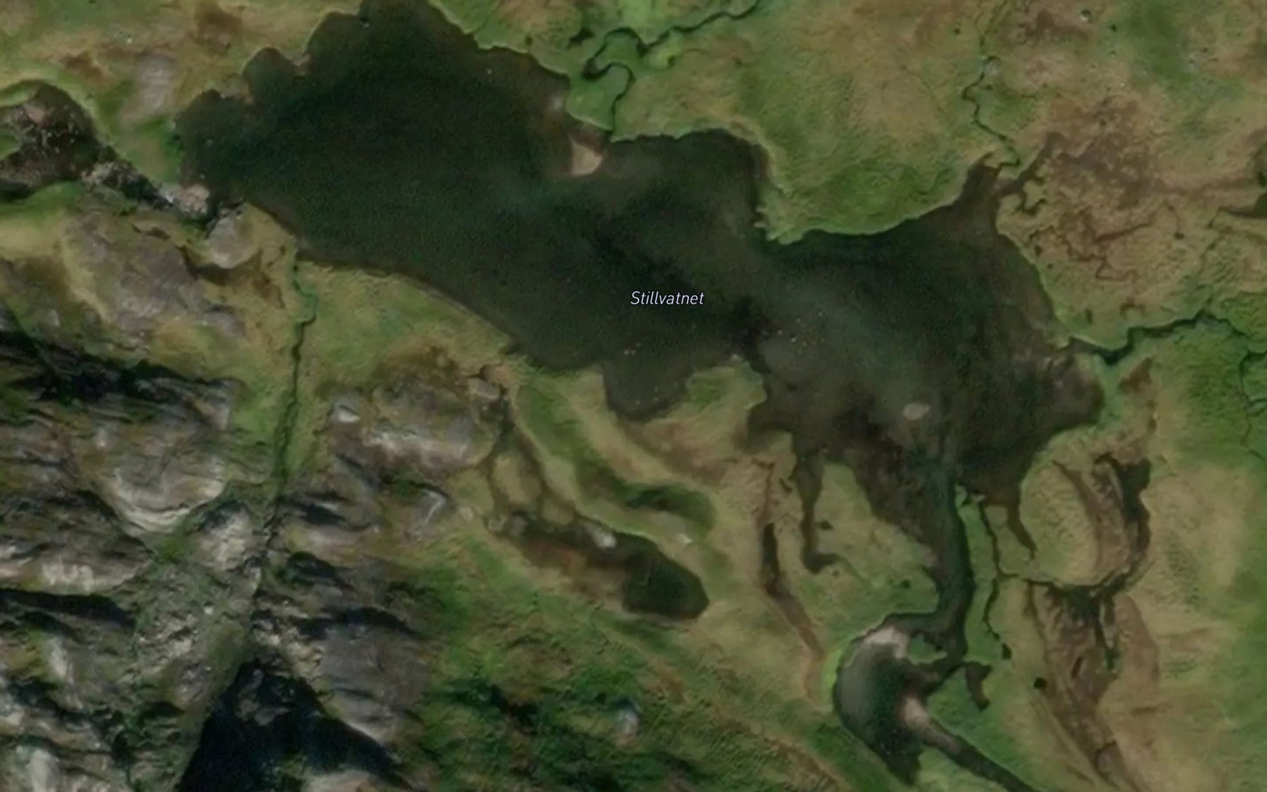 Satellite map of the Stillvatnet