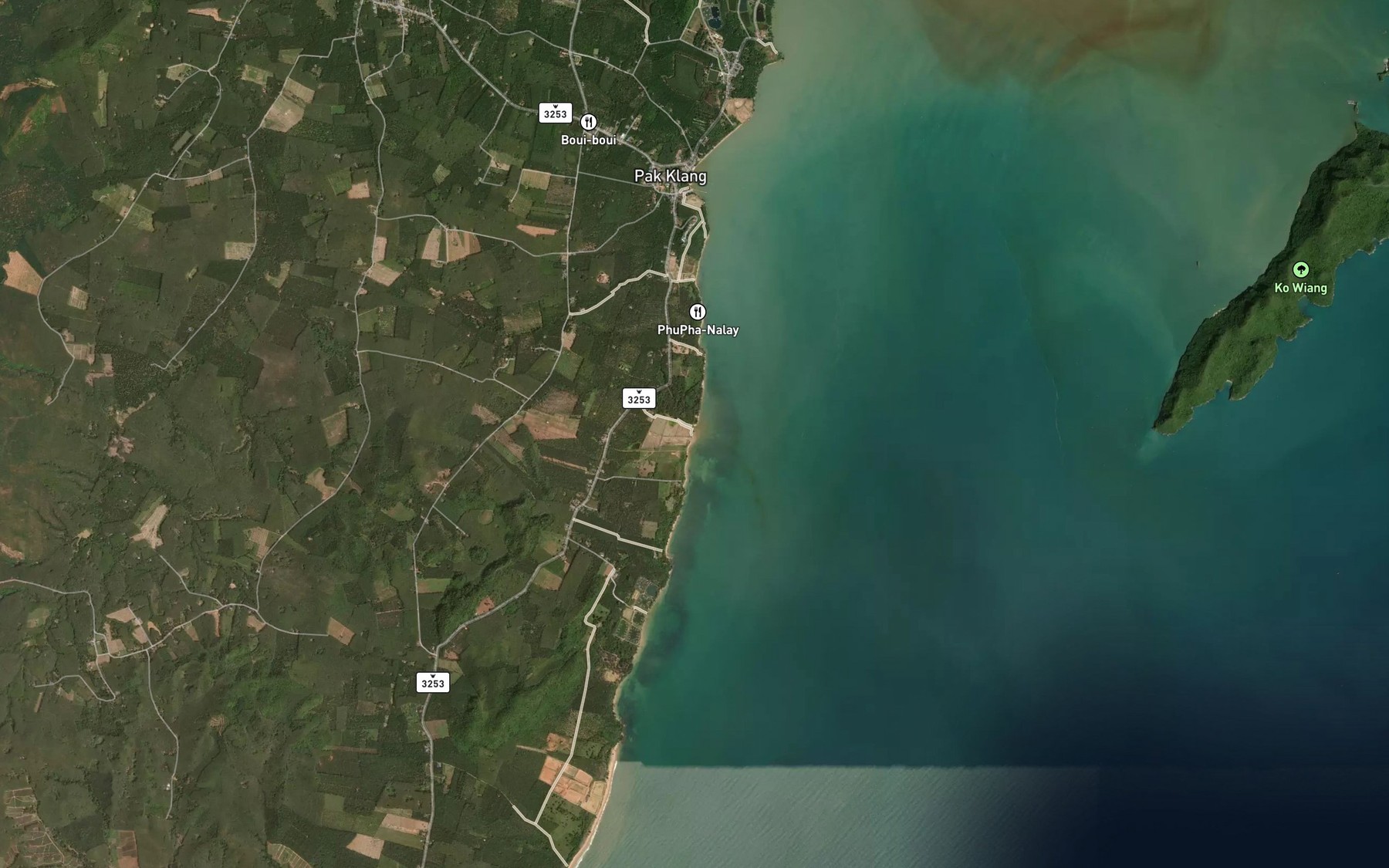 Satellite map of the Khlong Bang Nam Chuet