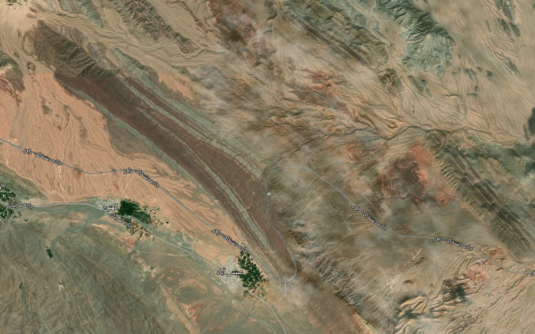 Satellite map of the Cheshmeh-ye Ab Rigu