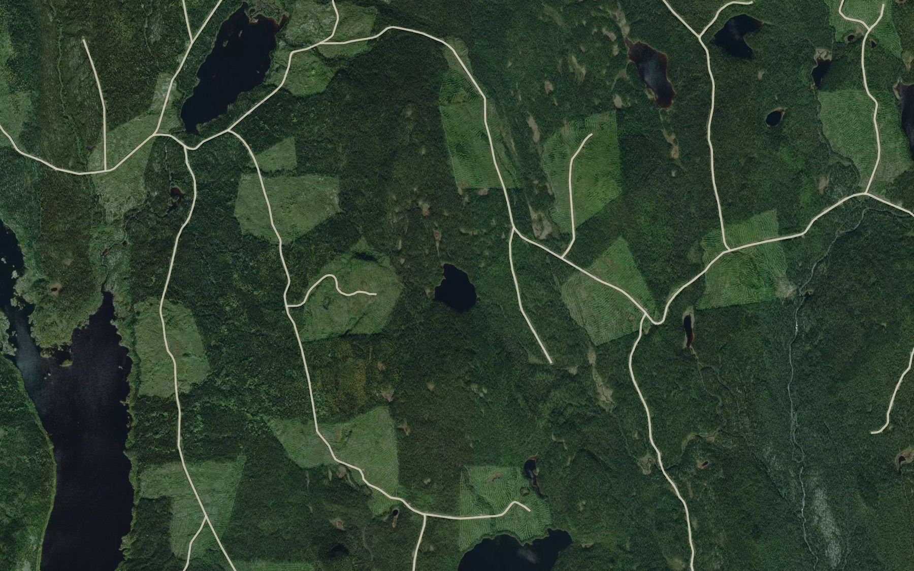 Satellite map of the Lac du Tacon