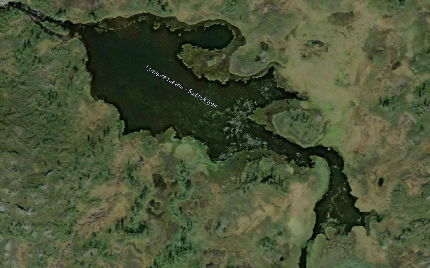Satellite map of the Sultifiskflyen
