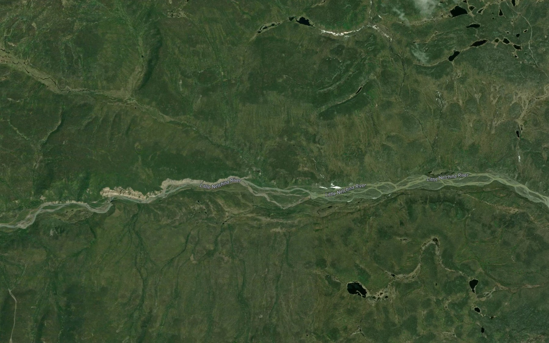 Satellite map of the Idaho Creek