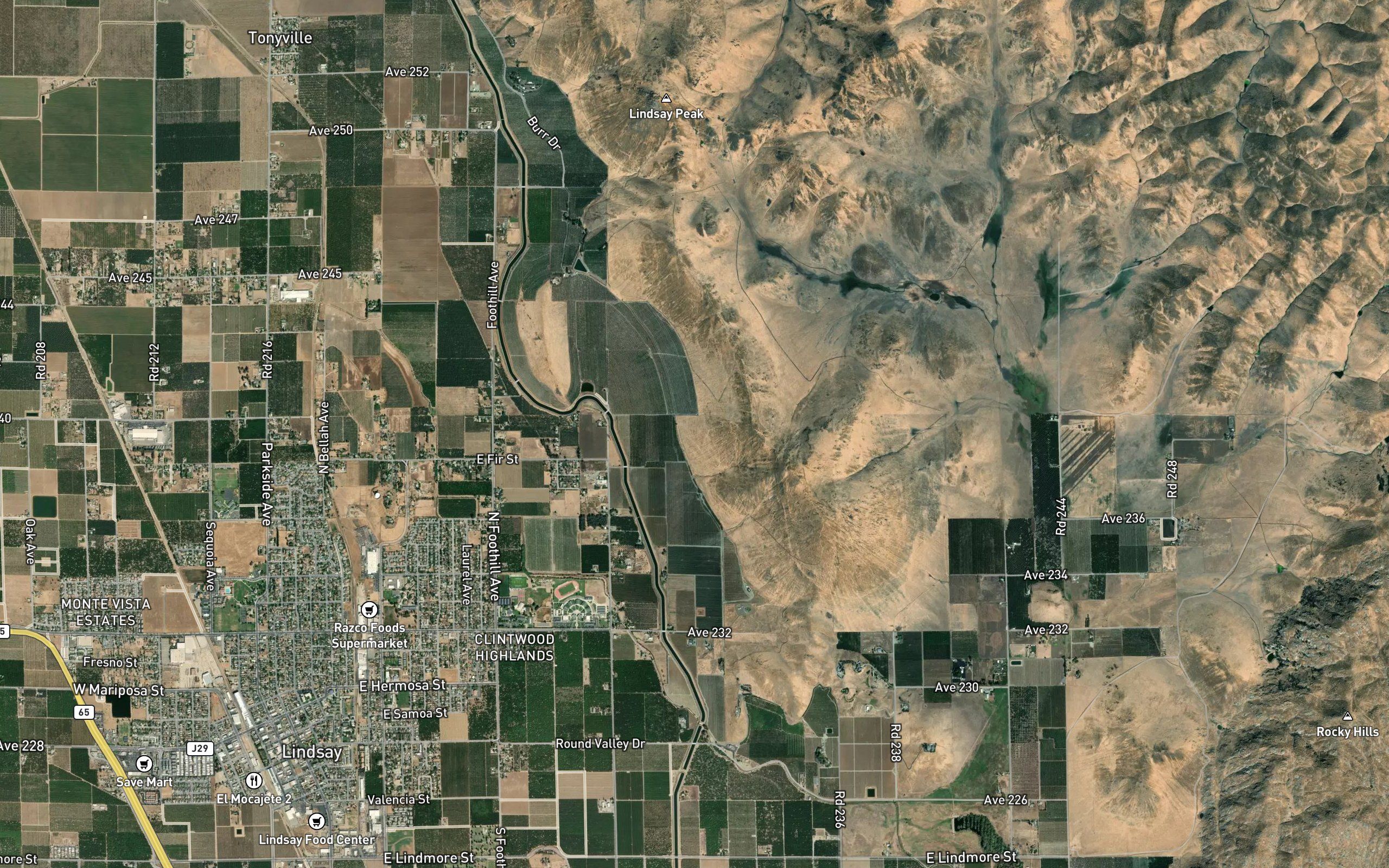Lindsay Strathmore Irrigation Ditch