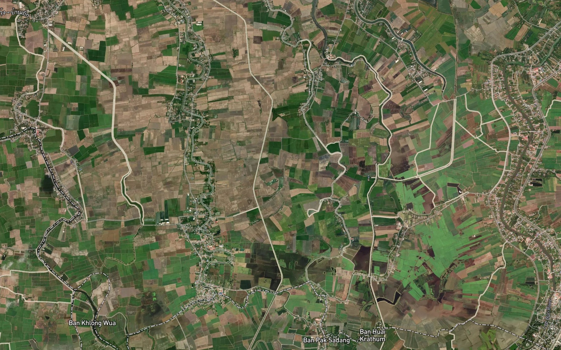 Satellite map of the Nong Lat Iak