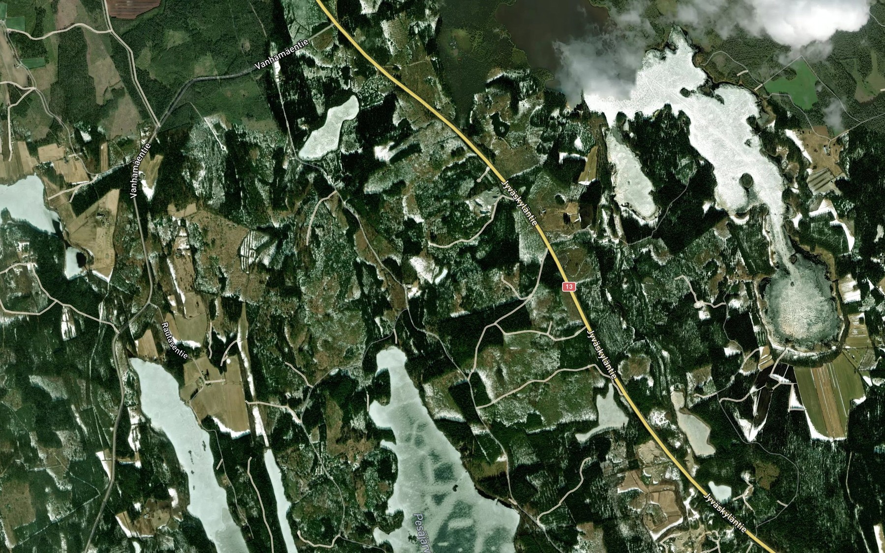 Satellite map of the Paskolampi