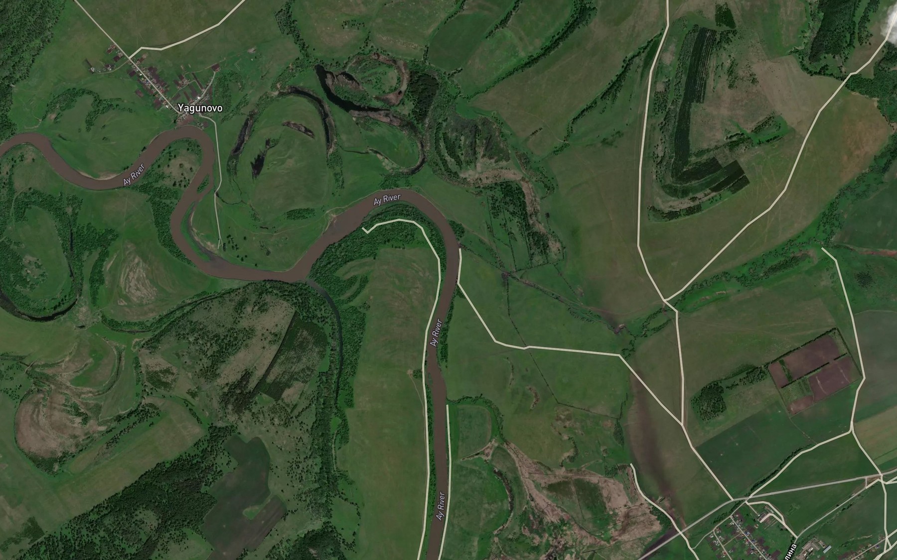 Satellite map of the Vakiarka