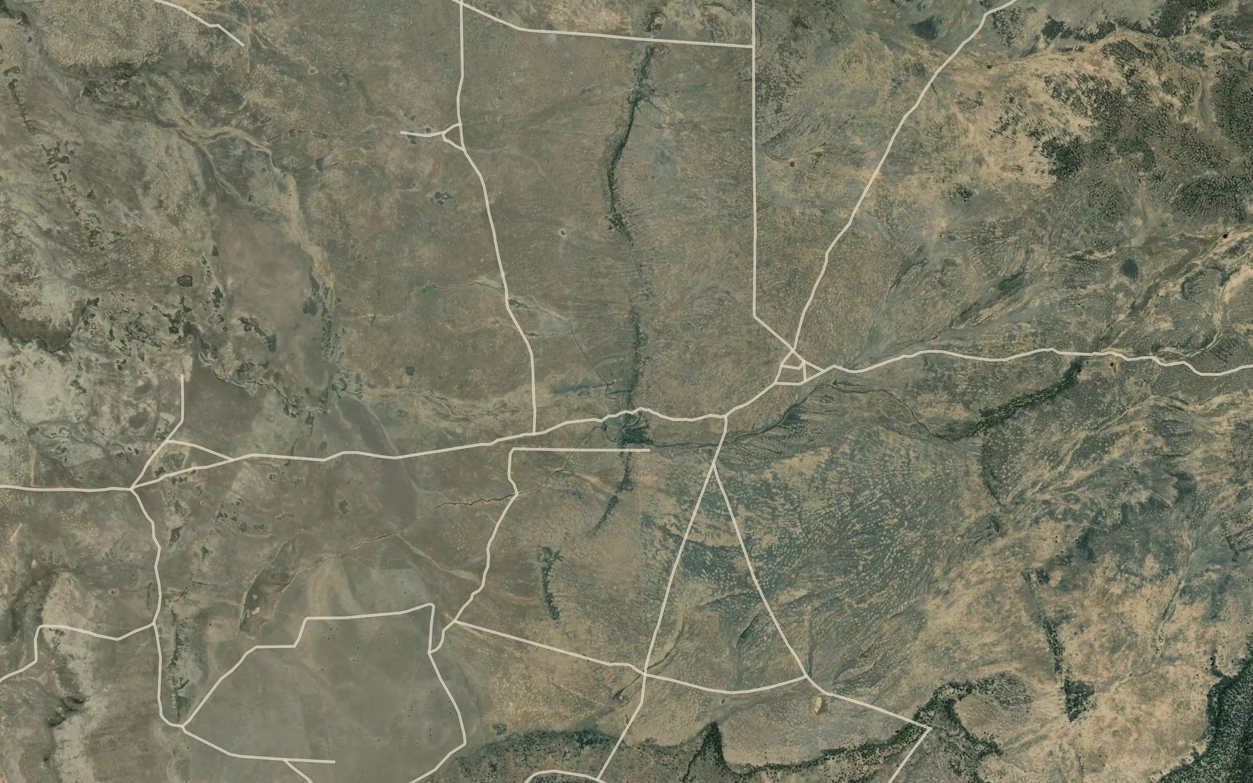 Satellite map of the Nelson Springs