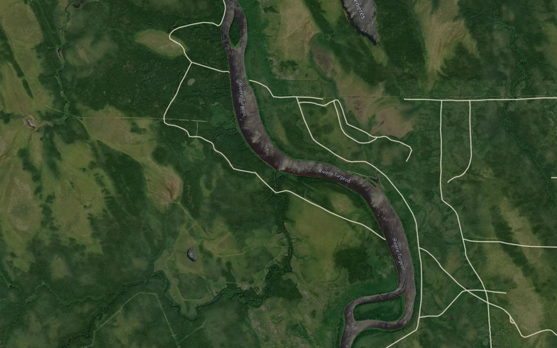 Satellite map of the Riviere Garneau