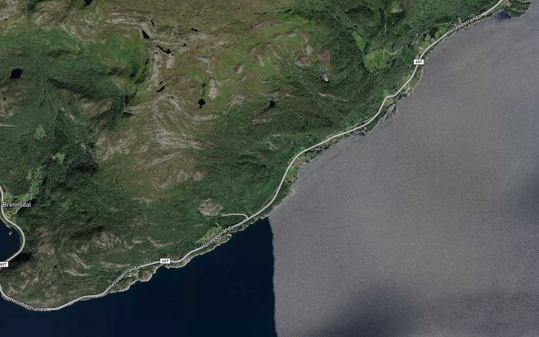 Satellite map of the Royselva