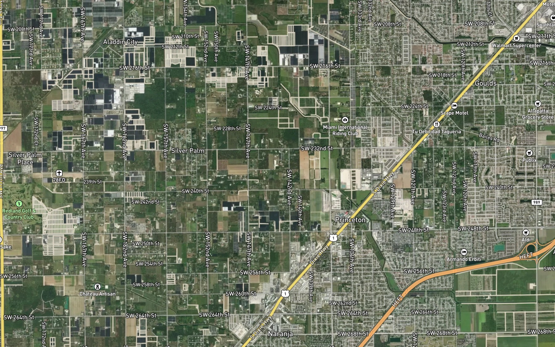 Satellite map of the Princeton Canal Number C-102