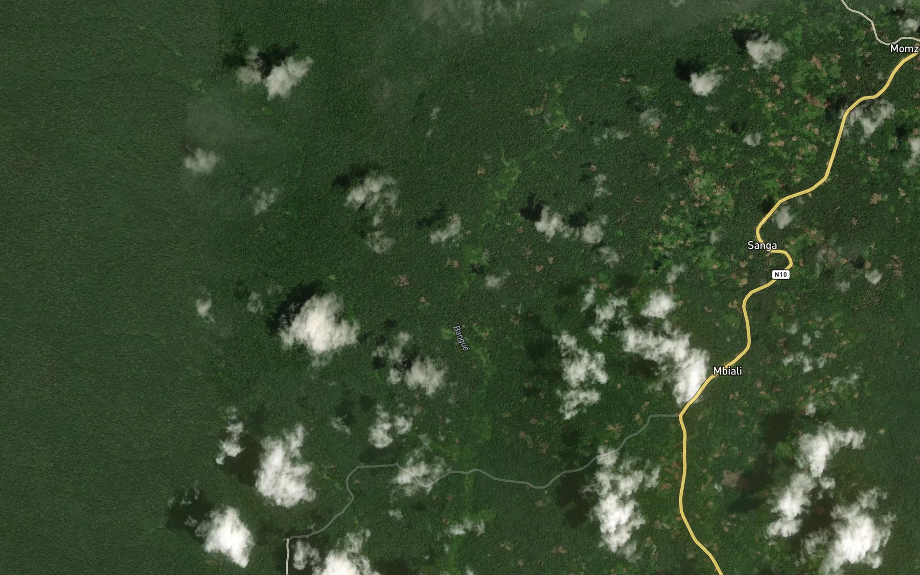 Satellite map of the Mwabetou