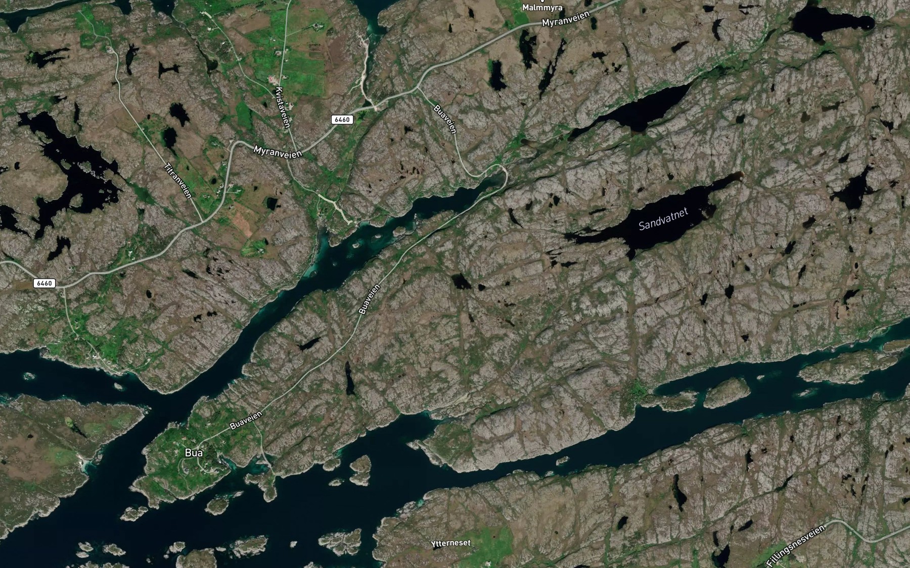 Satellite map of the Rognskogtjonna