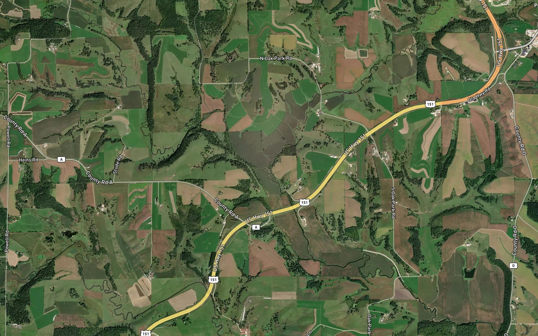 Satellite map of the Sudan Branch