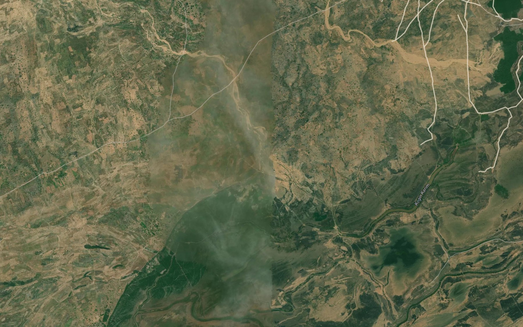 Satellite map of the River Kaji Mutum Daya