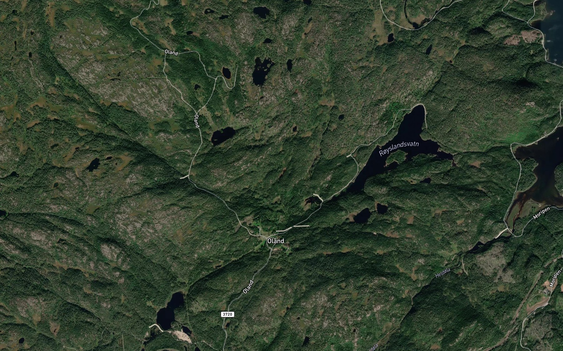 Satellite map of the Ormstjonn