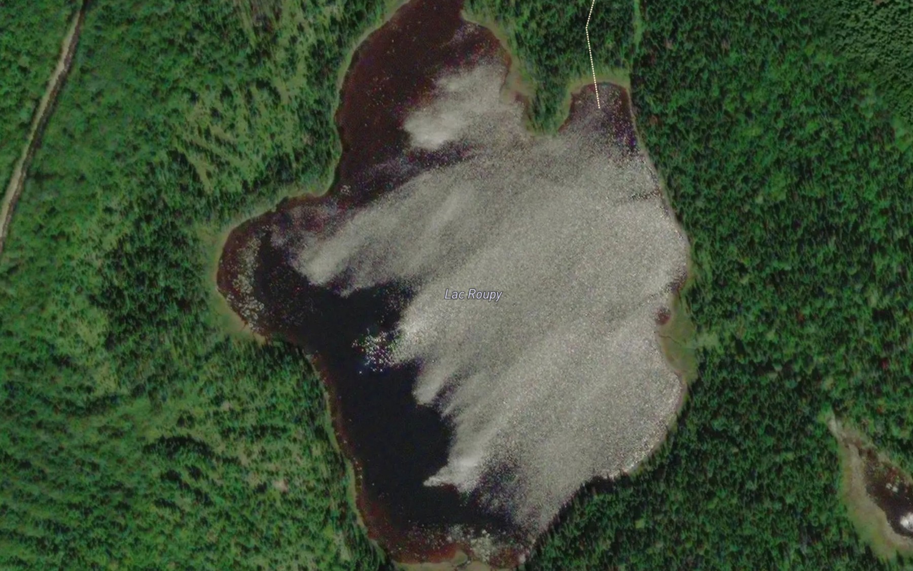Satellite map of the Lac Roupy