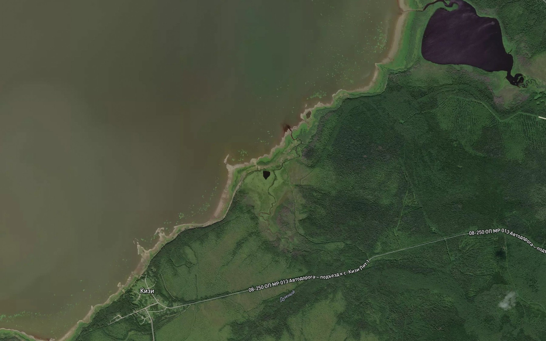 Satellite map of the Malaya Chil'ba