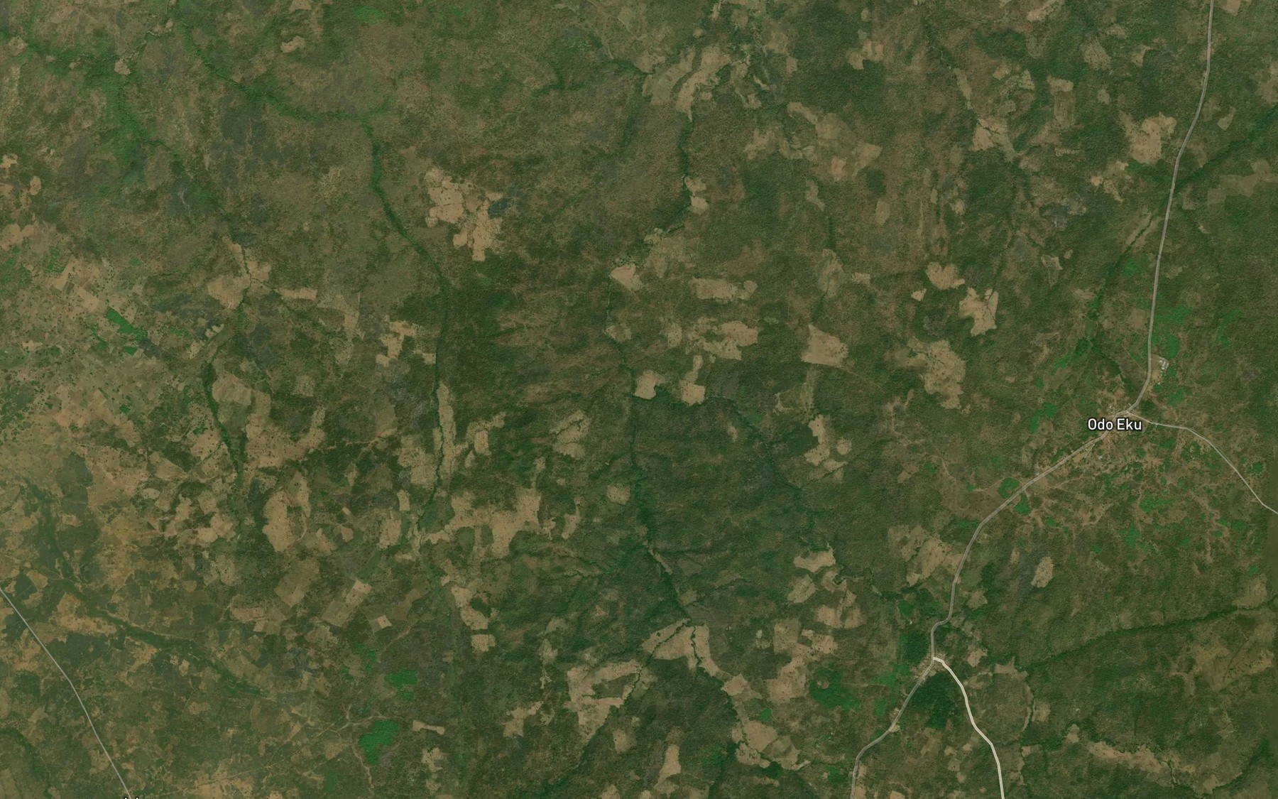 Satellite map of the RiverAwoyi