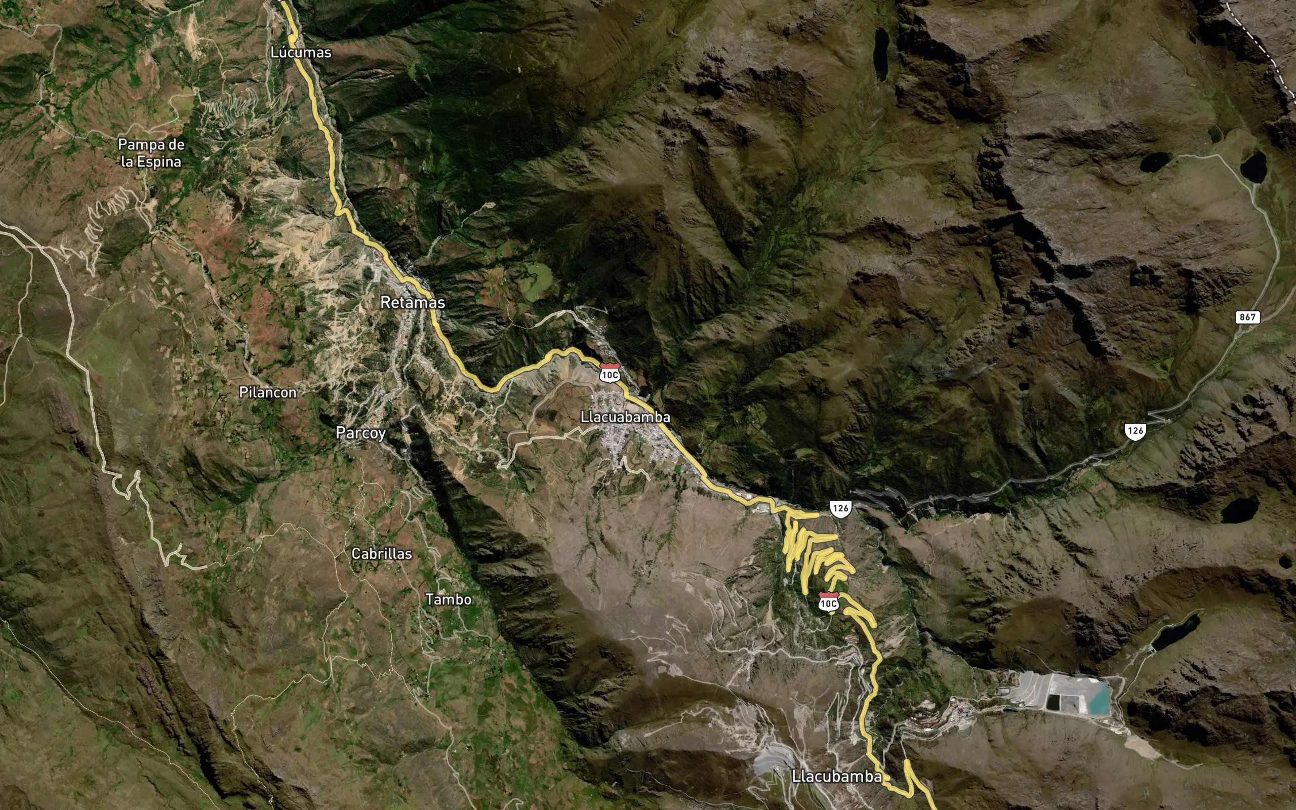 Quebrada Castilla de Llacuabamba