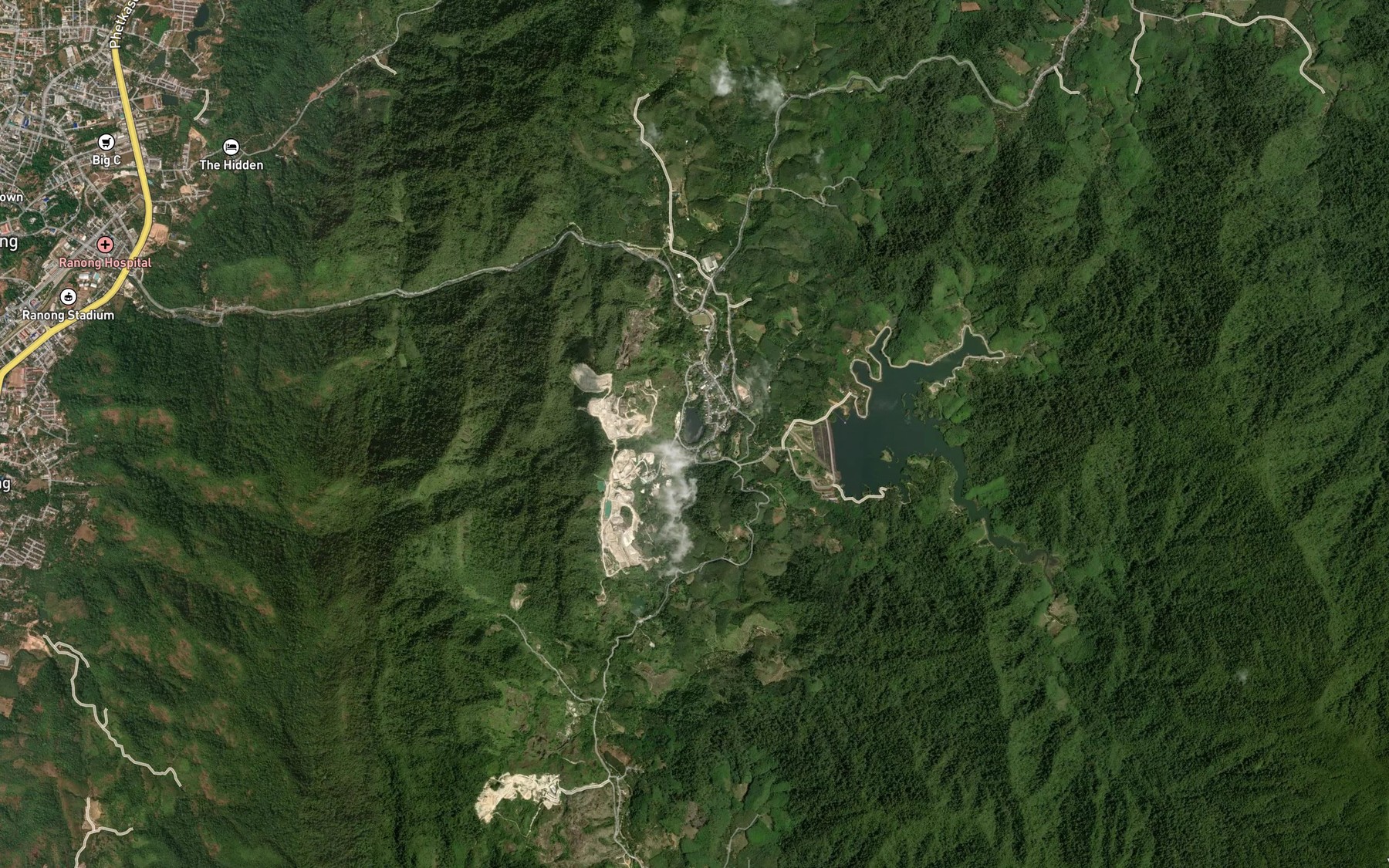 Satellite map of the Nong Khun Morakot