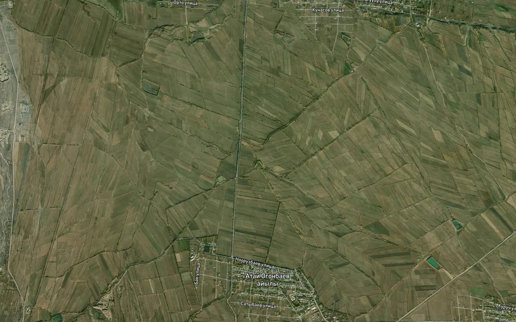 Satellite map of the Aryk Kairma