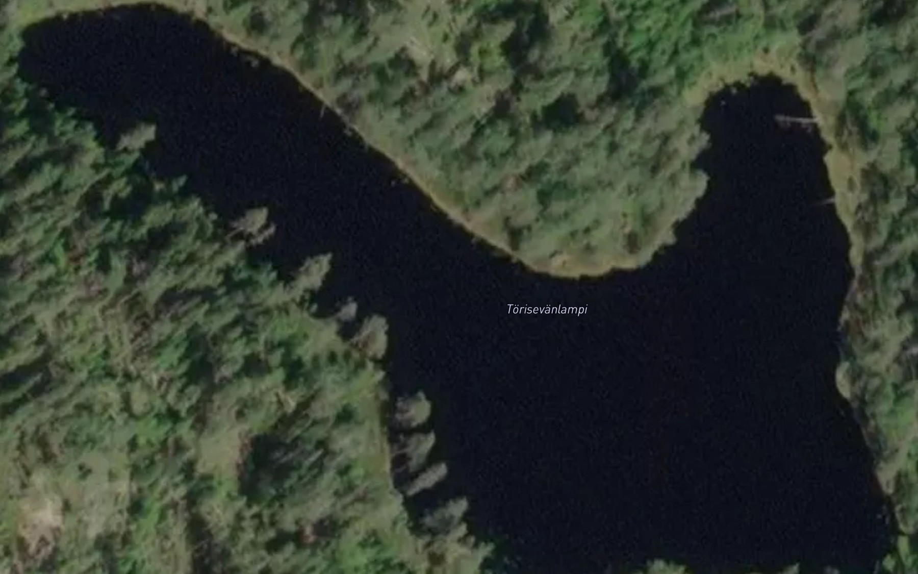 Satellite map of the Torisevanlampi
