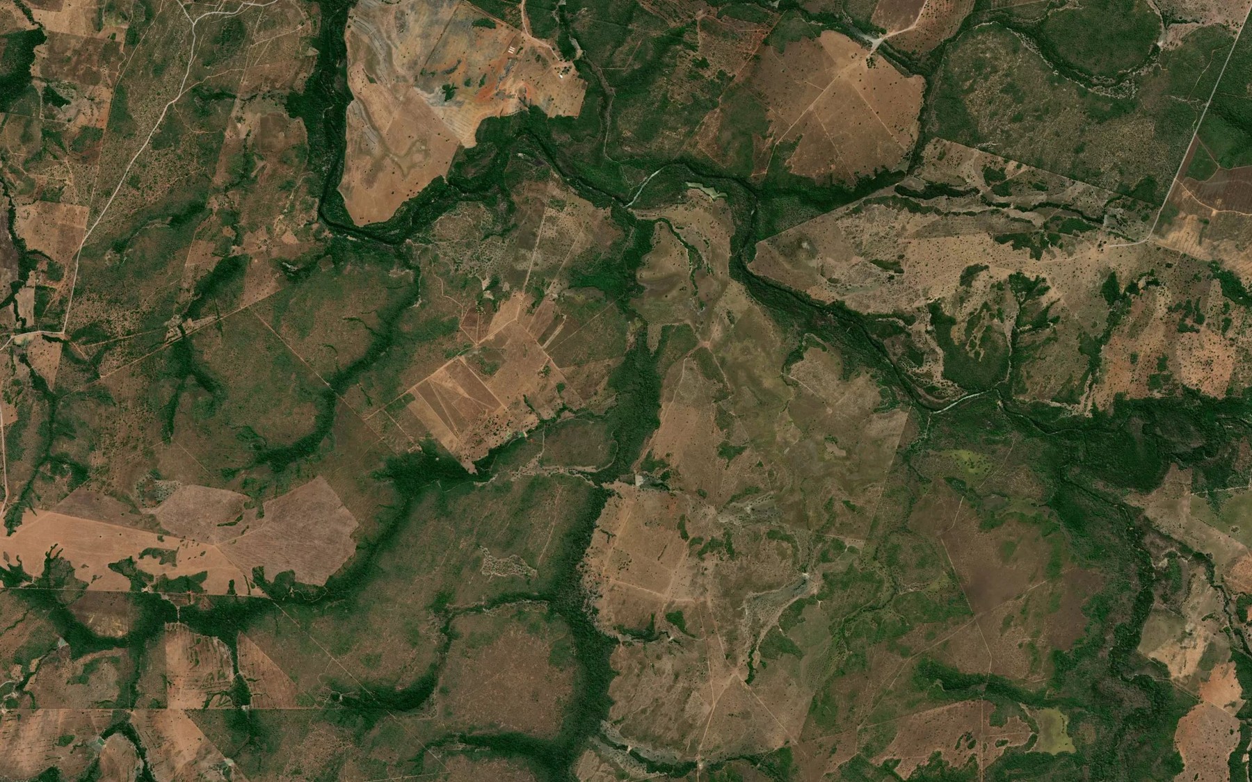Satellite map of the Corrego das Eguas
